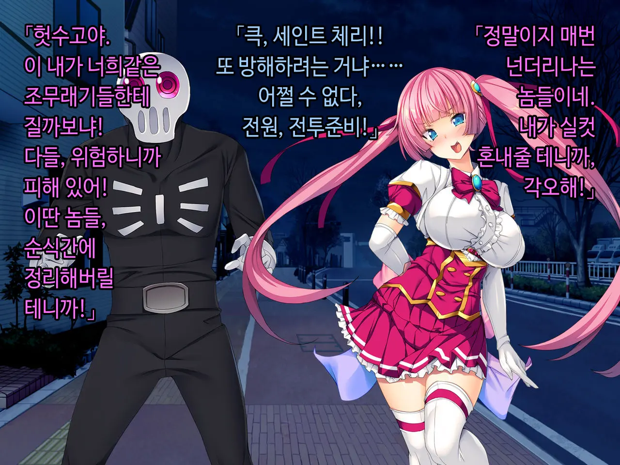 TS Mahou Shoujo Saint Cherry Kuppuku No Akuochi Sennou Choukyou Hen | TS마법소녀 세인트 체리 굴복의 타락세뇌조교편